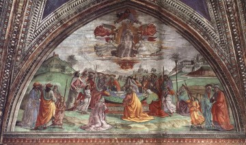 ドメニコ・ギルランダイオ Painting - 死と聖母被昇天 ルネサンス フィレンツェ ドメニコ・ギルランダイオ